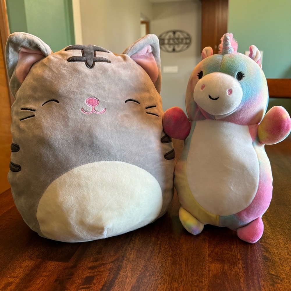 Squismallows Tally the Cat & Bevalee the Unicorn